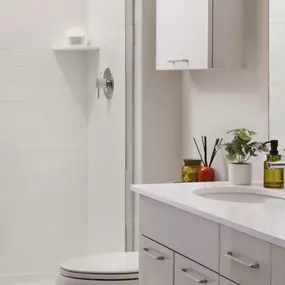 bathroom at Signature Place Morris Plains