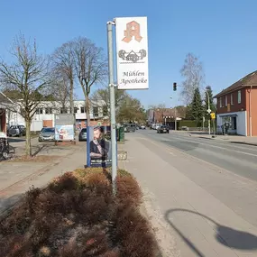 Aussenansicht der Mühlen-Apotheke