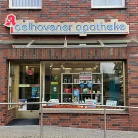 Aussenansicht der delhovener apotheke