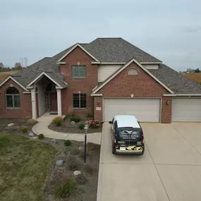 New roof installed by landmark roofing