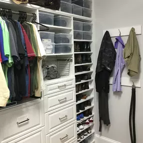 Walk-In-Closet-White-Raised Panel Doors