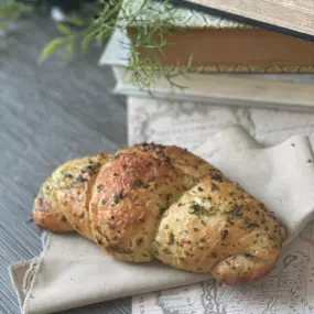 Savory Garlic Croissants