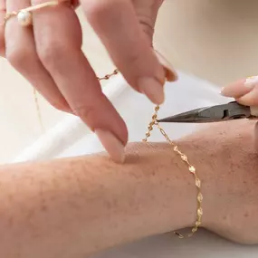 permanent jewelry application