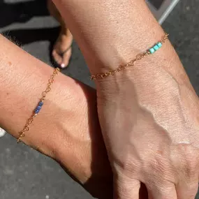 gold heart bracelet