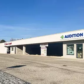 Devanture Audition Confort Salernes