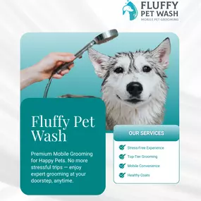 Bild von Fluffy Pet Wash Mobile Dog Grooming