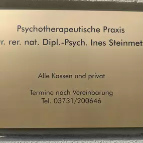 Bild von Psychotherapeutische Praxis Dr. Ines Steinmetz
