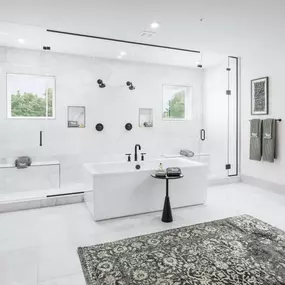 Spa-like primary bathrooms