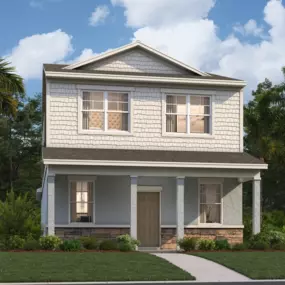 2-Level Single Family Homes with 2-Car Rear Load Garage at Compass Pointe