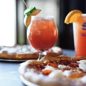House-made pizzas and signature craft cocktails served fresh at Water Street Grille, a top waterfront restaurant in Yorktown.
