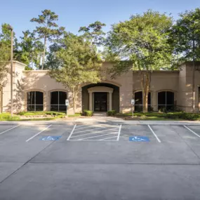 Arched entry at Schulte Roofing The Woodlands — Commercial and Residential roofing.
