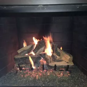 Bild von Elegant Fireside and Patio