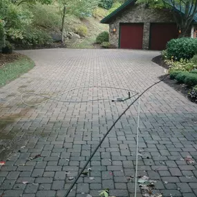 Brick Driveway Cleaning