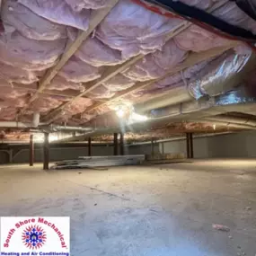 South Shore Mechanical enhances home efficiency with expert ductwork and insulation installation in Abington, MA.