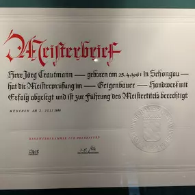 Bild von Geigenbauatelier Trautmann, München