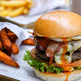 Gordon Ramsay Street Burger at Harrah's Cherokee Hotel & Casino Resort in Murphy, NC. Signature Burgers & Fries.