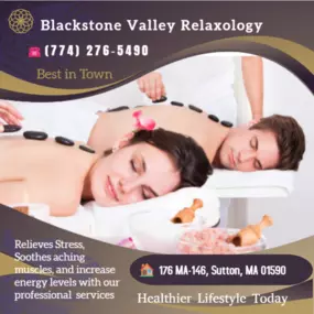 A hot stone is a type of massage therapy. It's used to help you relax and ease tense muscles 
and damaged soft tissues throughout your body.