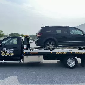 WA Towing Services delivers dependable SUV towing using state-of-the-art flatbed tow trucks.
In this photo, we’re transporting a black Dodge Journey from a business complex in Allentown, PA, showcasing our ability to handle midsize SUVs safely and efficiently — whether it’s a breakdown or scheduled vehicle relocation.

???? 745 1/2 N Front St, Allentown, PA 18102
???? (610) 663-2339 – 24/7 Service
???? www.wa-towing.com

✅ Dodge SUV towing experts
✅ Commercial parking lot vehicle recovery
✅ Fast