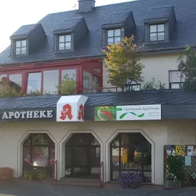 Aussenansicht der Hochwald-Apotheke