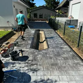 Pflasterstein Einfahrt verlegen