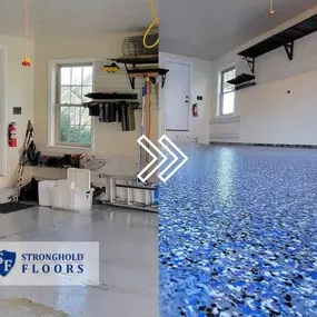 From cracks to clean—this Lancaster garage now features a smooth, high-performance coating. Need “garage floor coating near me”? We’ve got you covered.
