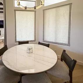 Dressed to Kill Custom Roman Shades