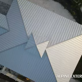 Roofing upgrade Alpine Exteriors.