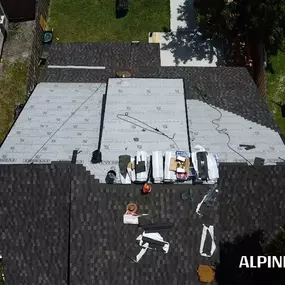 GAF Timberline HDZ shingle roof by Alpine Exteriors.