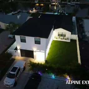 Barrel tile roof installation Alpine Exteriors.