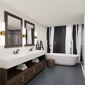 Guest room bath