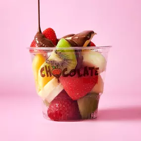 mixed fruit cup with your choice of topping