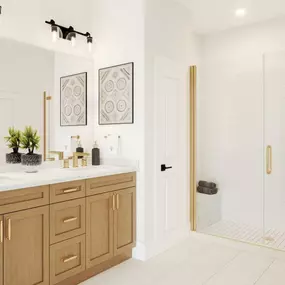 Spa-like primary baths with designer appointments