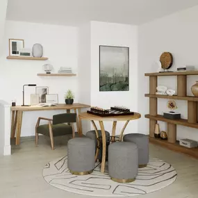 Versatile loft space for additional living and entertaining options