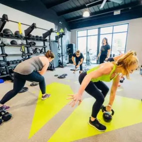 Small Group Personal Training in Plano – Alloy Personal Training Gleneagles

At Alloy Personal Training Gleneagles, our small group personal training sessions give you the best of both worlds—personalized coaching & the motivation of a supportive community. Each session is capped at six members per coach, so you’ll get plenty of individual attention & real-time feedback without feeling lost in a crowd.

We design every workout around your goals, fitness level, & any limitations, blending strengt