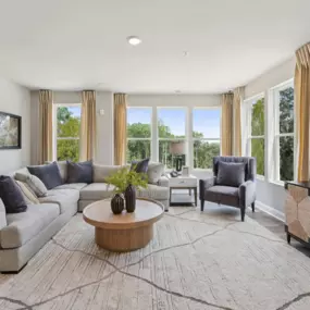 Comfortable Family Rooms at Skylar Townhome Style Condos