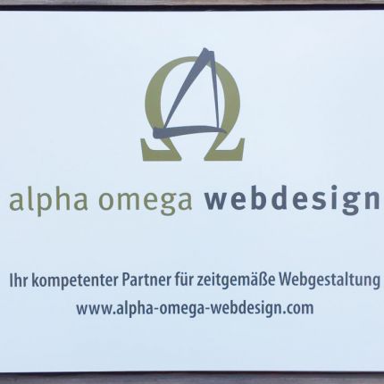 Logo de alpha omega webdesign