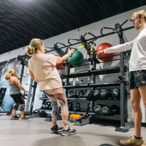 ???? Small Group Personal Training in Flower Mound – Personalized Coaching, Community Support

Searching for fitness classes that actually help you see results? At Alloy Personal Training Cross Timbers, we offer small group personal training—sessions capped at just 4–6 people—so you get the personalization of one-on-one coaching without the price tag.

Our group fitness and workout classes are designed for adults over 40 who want safe, effective workouts that build strength, improve mobility, an