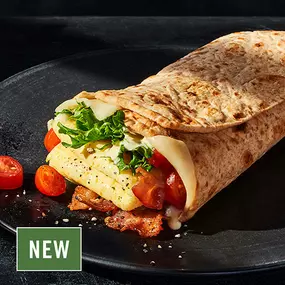 Bacon, Scrambled Egg & Tomato Wrap