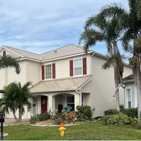 Metal Roofing Project Replacement In Stuart Florida By Solace Roofing.