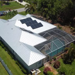 Metal Roof Replacement Job Completed By Solace Roofing