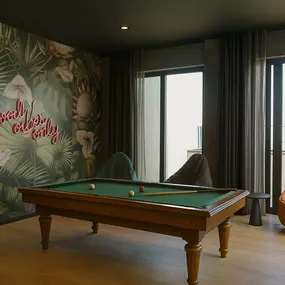Rendering: Billiardtisch im Stayurban in Nürnberg
