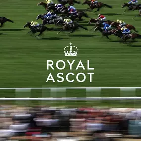 saintnicks creative for Royal Ascot featuring horse racing action