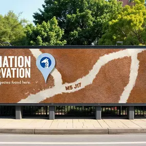 saintnicks billboard for Bristol Zoo Project promoting wildlife conservation