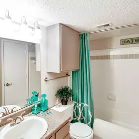 Spacious bathroom