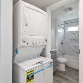 Washer Dryer In Unit