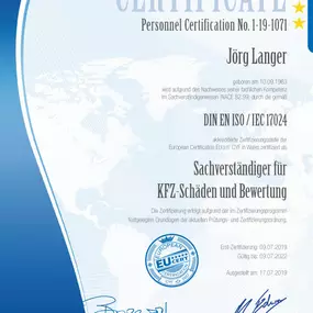 Bild von KFZ-Gutachter J.P.Langer