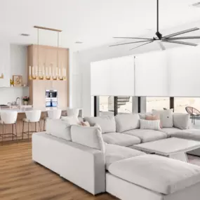 Our roller shades make it easy to control the vibe—because no one likes a blinding glare during coffee time.