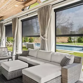 Create your own shady retreat—outdoor shades make summer lounging cooler, comfier, and effortlessly stylish.