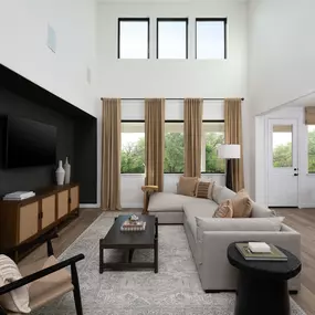 Two Story Living Room