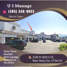 Our traditional full body massage in West Valley City, UT
includes a combination of different massage therapies like 
Swedish Massage, Deep Tissue,  Sports Massage,  Hot Oil Massage
at reasonable prices.